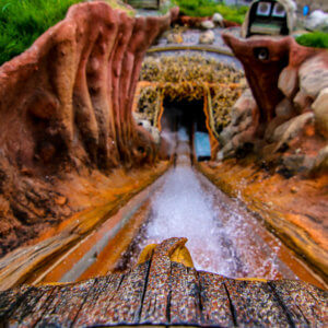 Splash Mountain Drop Down Into The Briar Patch at Disneyland Resort