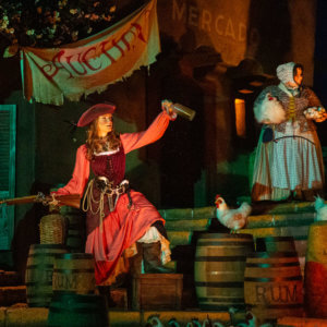 Red Head Pirate at Pirates of The Caribbean at Disneyland Resort